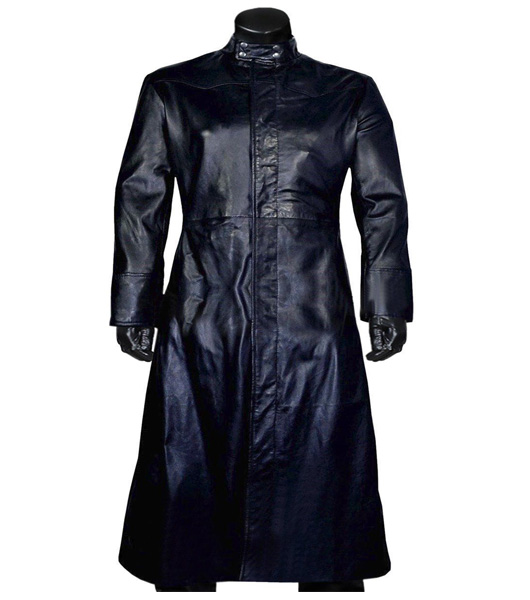 Matrix Reloaded S Neo Leather Trench Coat Theleathercity