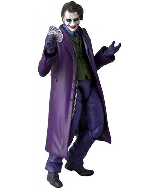 Batman: The Dark Knight Joker Purple Trench Coat - TheLeatherCity