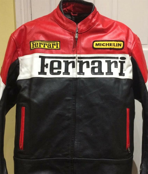 ferrari leather jacket price