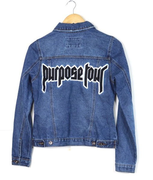Justin Bieber Purpose Tour Denim Jacket | The Leather City
