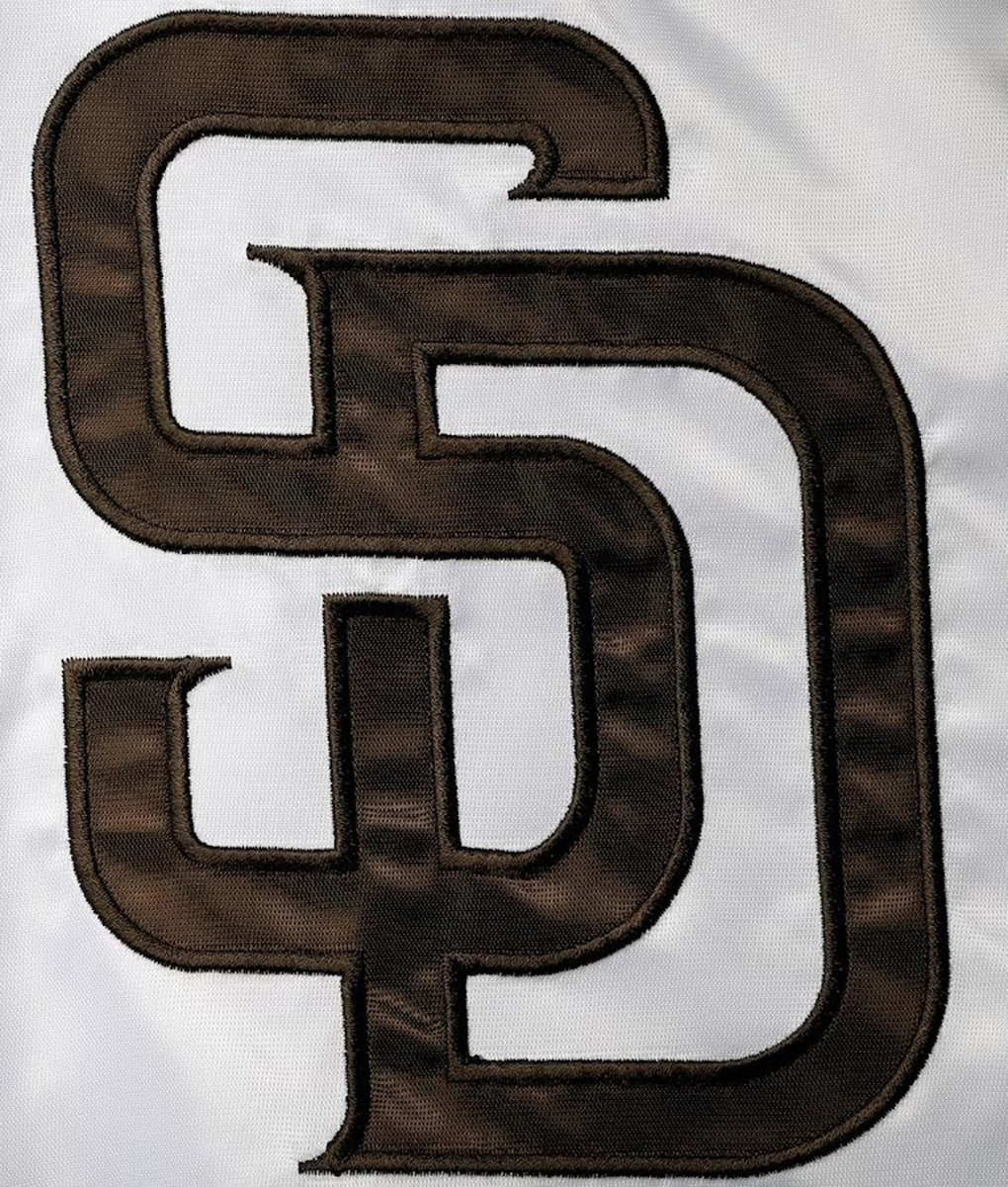 Men’s SD Padres San Diego White & Brown Jacket - The Leather City