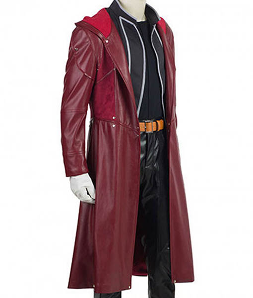 Fullmetal Alchemist Edward Elric Hooded Coat - 5XL - Sheep Leather