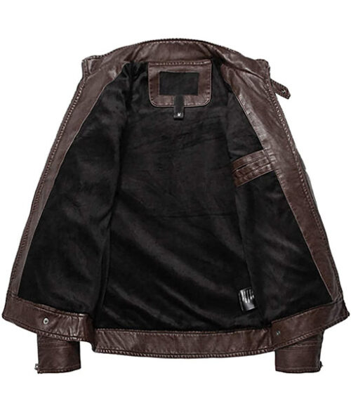 Justin Vintage Brown Leather Jacket | TLC