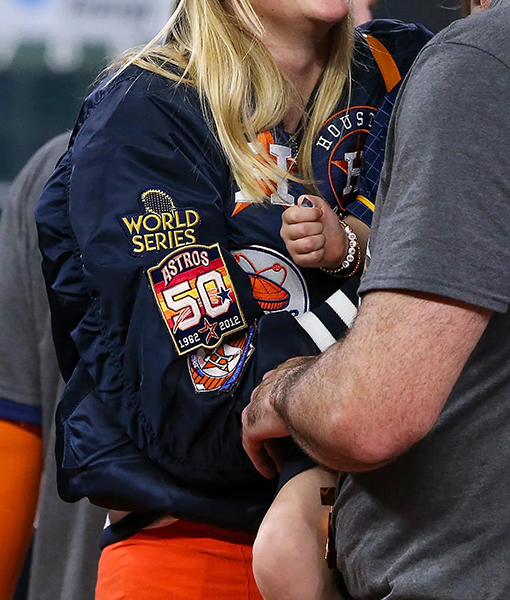 Kate Upton World Series Jacket With Patches