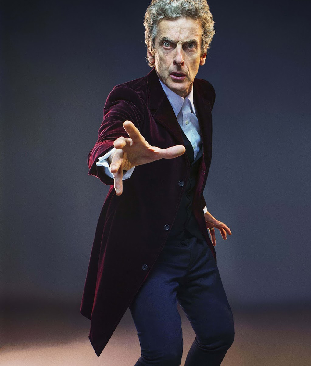 12th Doctor Peter Capaldi Black Coat for Sale