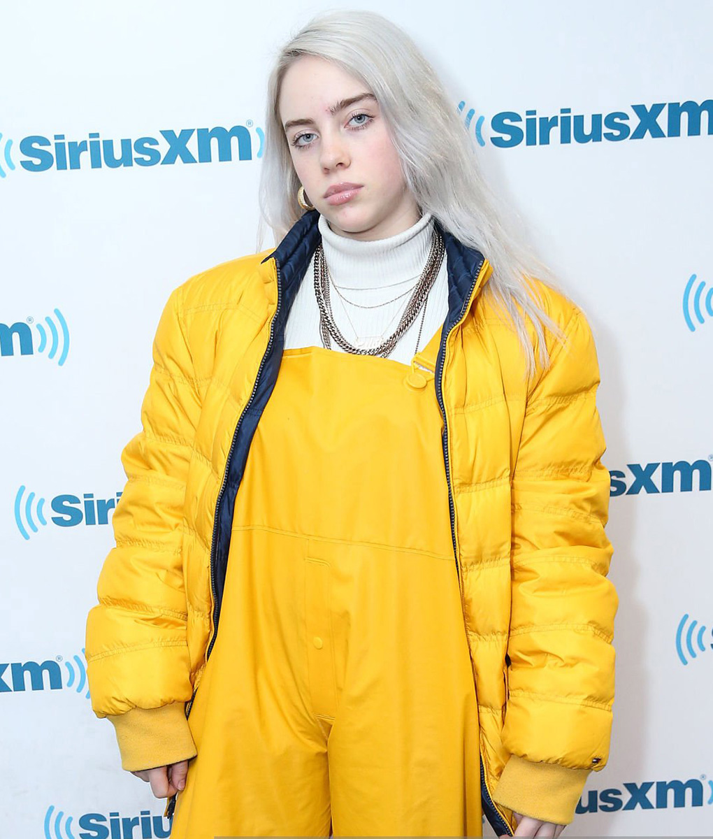Billie Eilish Yellow Oversized Puffer Jacket