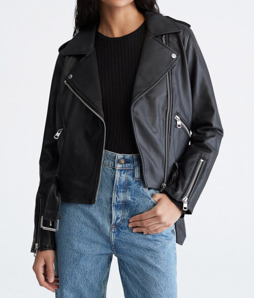 Olivia East New York Brandy Quinlan Leather Jacket - Jackets Masters