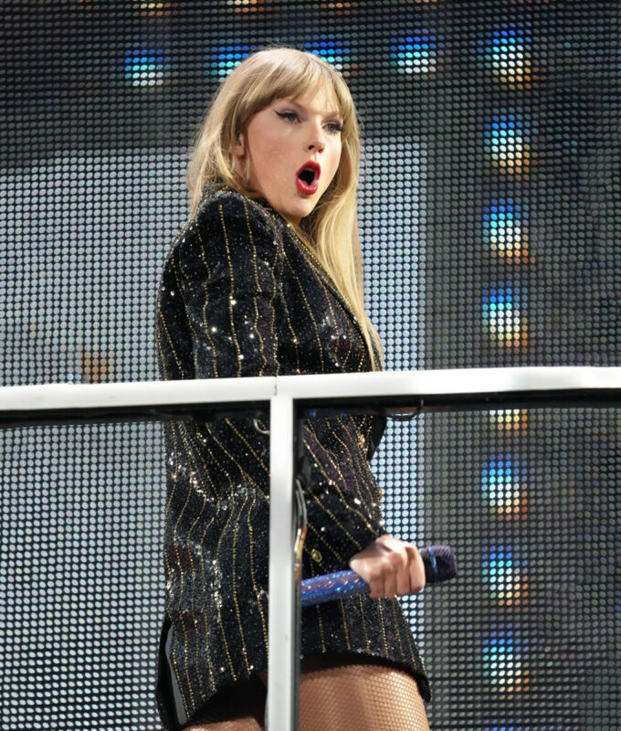 Taylor Swift The Eras Tour Black Sequin Blazer