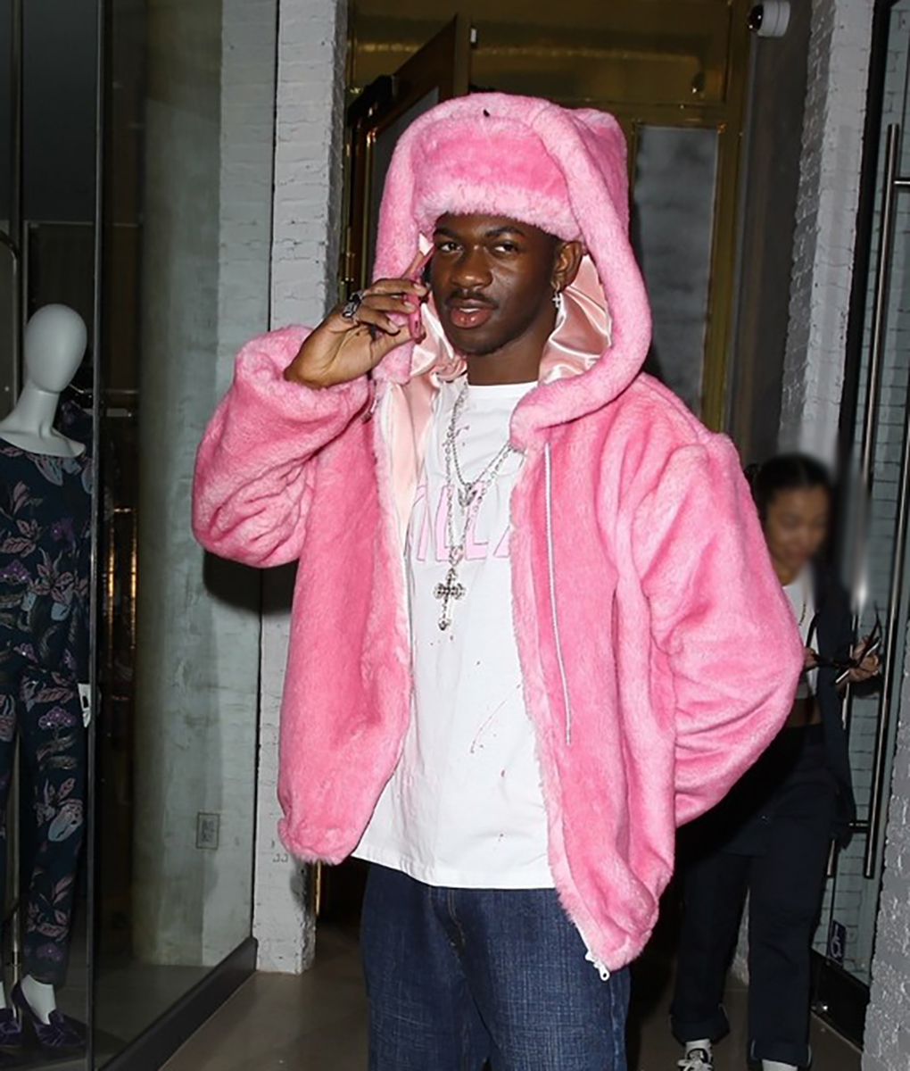 Cameron Hooded Pink Fur Jacket