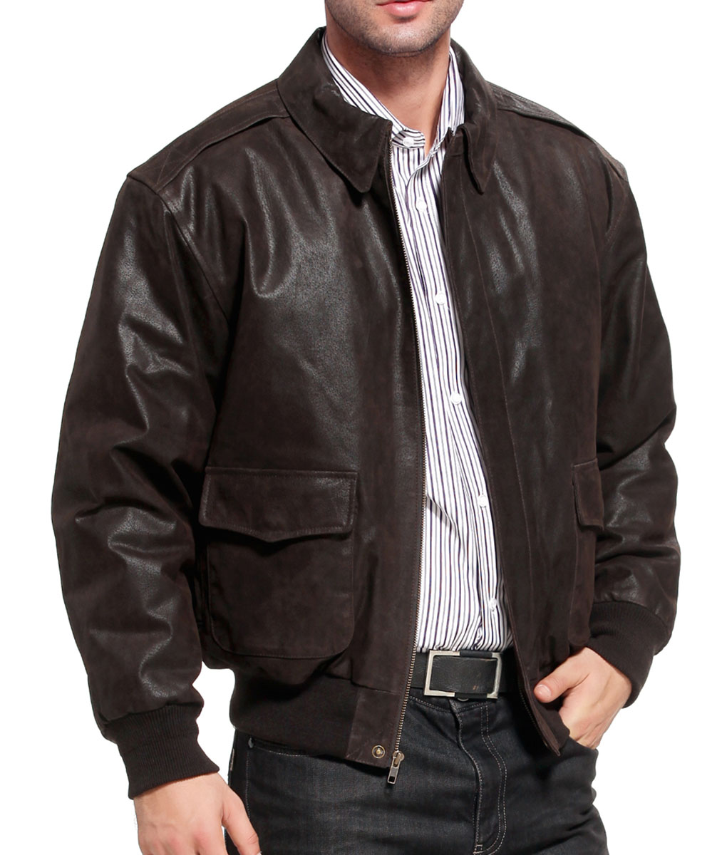 Air Force A2 Flight Brown Bomber Jacket | The Leather City