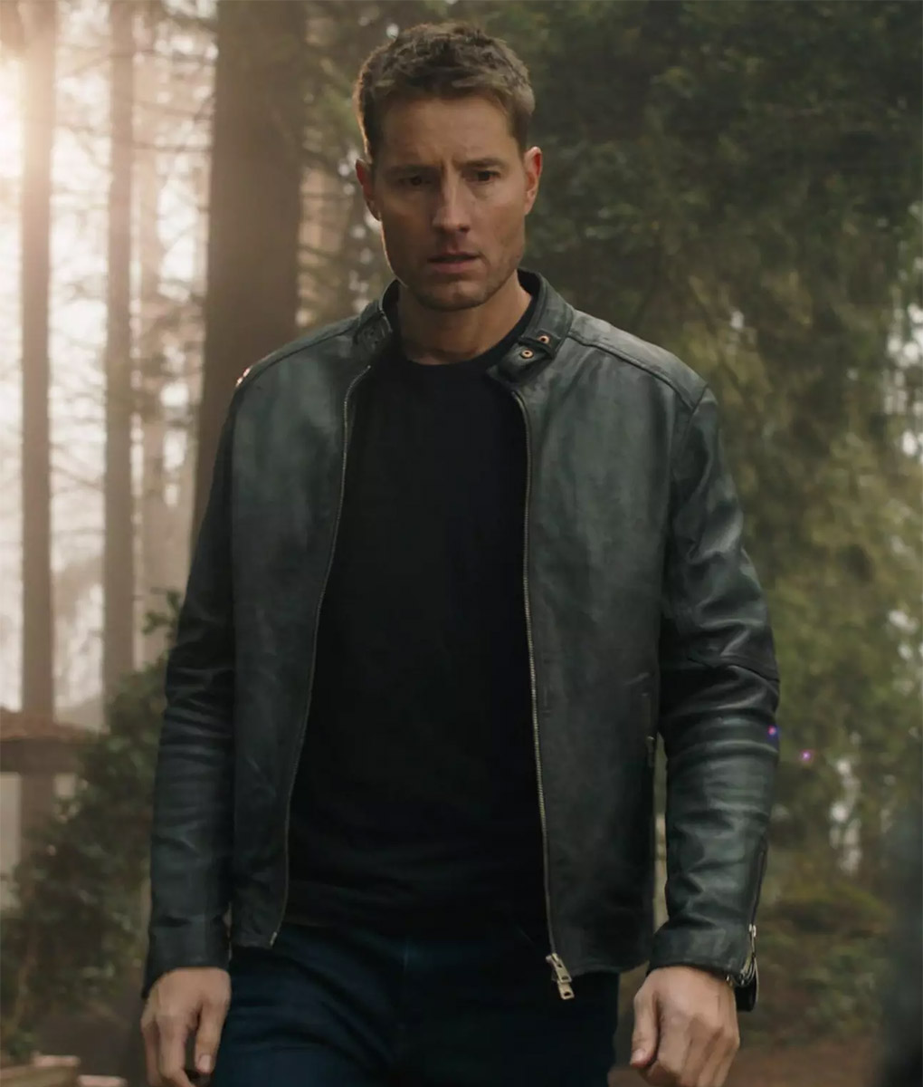 Justin Hartley Tracker Colter Shaw Black Leather Jacket | The Leather City